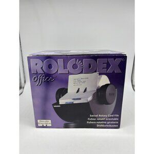Rolodex Office Swivel Rotary Card File ROL6860 500 Cards NEW